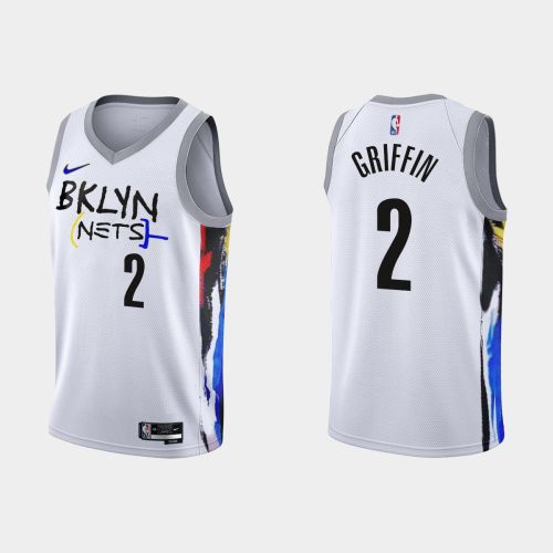 2022-23 Brooklyn Nets Blake Griffin 2 City Edition White Swingman Men Jersey