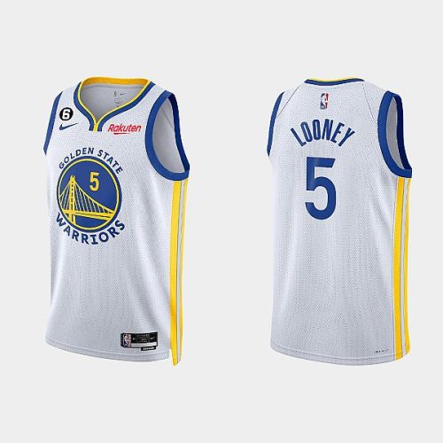 Golden State Warriors Kevon Looney 5 2022-23 Association Edition White Men Jersey Swingman