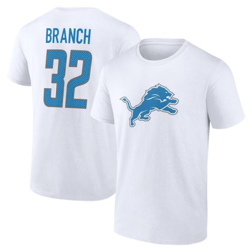 Brian Branch 32 Detroit Lions Unisex T-Shirt - White