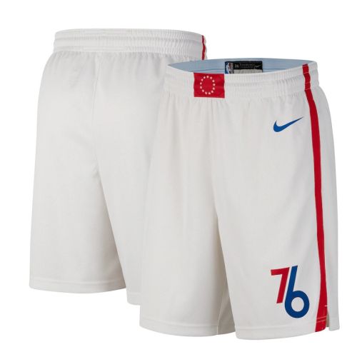 Philadelphia 76ers 2022/23 City Edition Swingman Shorts - White