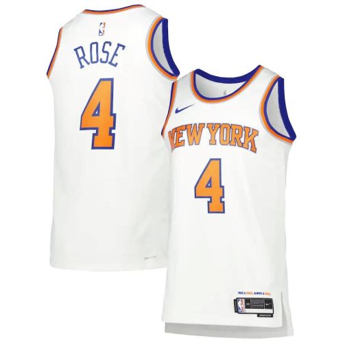 Derrick Rose 4 New York Knicks Men 2022/23 Swingman Jersey - Association Edition