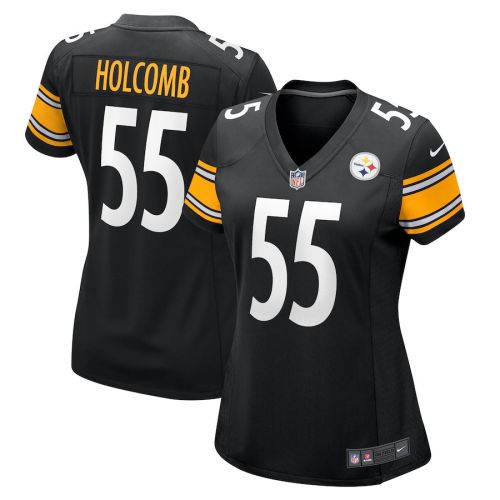 Cole Holcomb 55 Pittsburgh Steelers Women's Game Jersey - Black