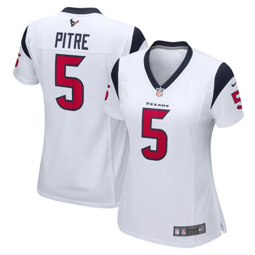 Jalen Pitre 5 Houston Texans Women's Game Player Jersey - White