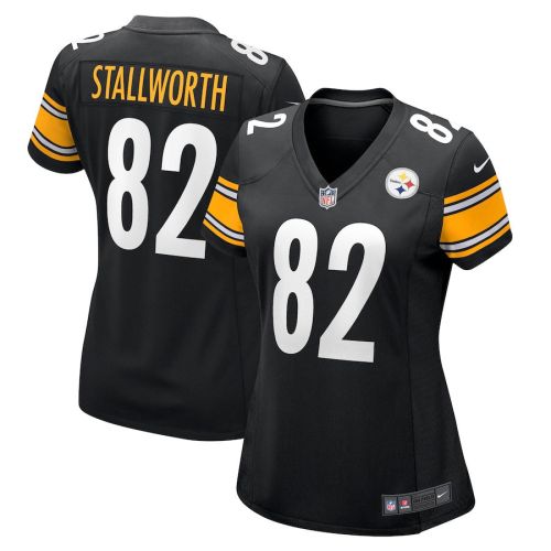 John Stallworth 82 Pittsburgh Steelers Women Retired Jersey - Black