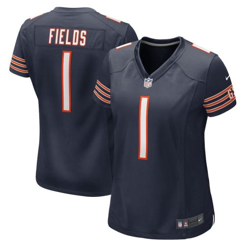 Justin Fields 1 New York Giants Women Game Jersey - Navy