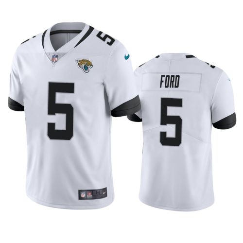 Rudy Ford 5 Jacksonville Jaguars White Vapor Limited Jersey