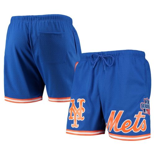 New York Mets Team Logo Mesh Shorts - Royal, Men