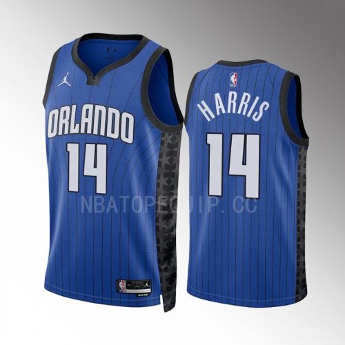 Gary Harris 14 2022-23 Orlando Magic Blue Statement Edition Jersey Swingman