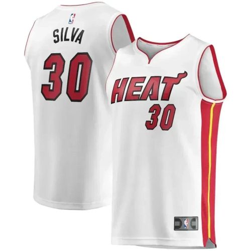 Chris Silva Miami Heat Fast Break Player Jersey White - Association Edition