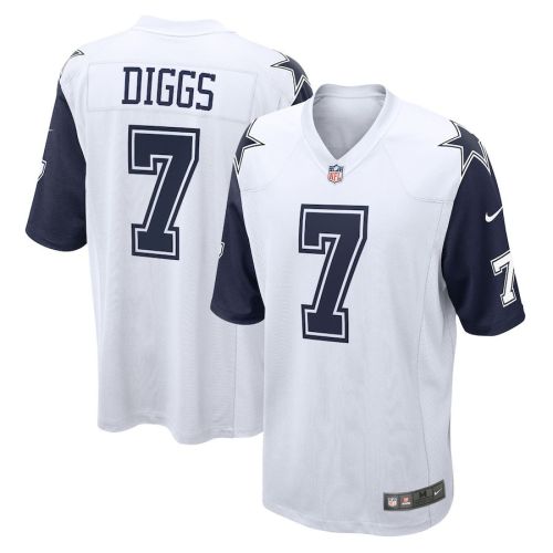 Trevon Diggs 7 Dallas Cowboys Alternate Game Jersey - White