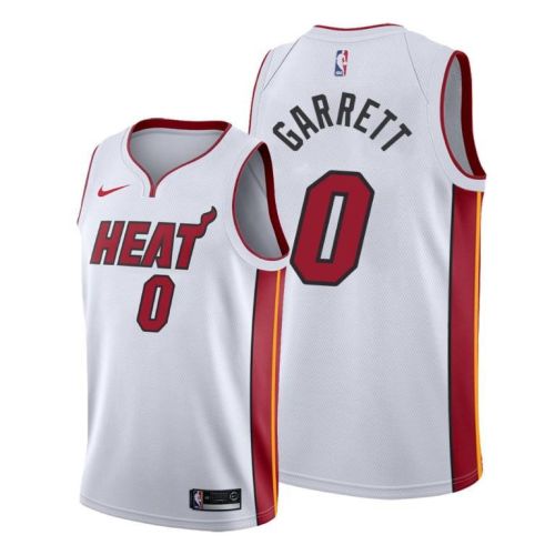 Marcus Garrett 0 Miami Heat Association Edition White Jersey - Men Jersey