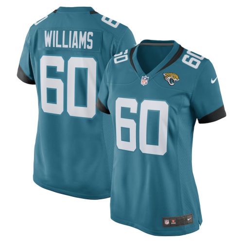 Darryl Williams Jacksonville Jaguars Women's Game Player Jersey - Teal