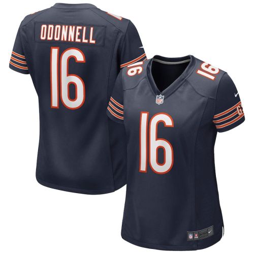 Pat O'Donnell 16 New York Giants Women Game Jersey - Navy