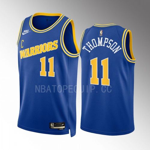 Golden State Warriors Klay Thompson 11 2022-23 Classic Edition Blue Men Jersey Swingman