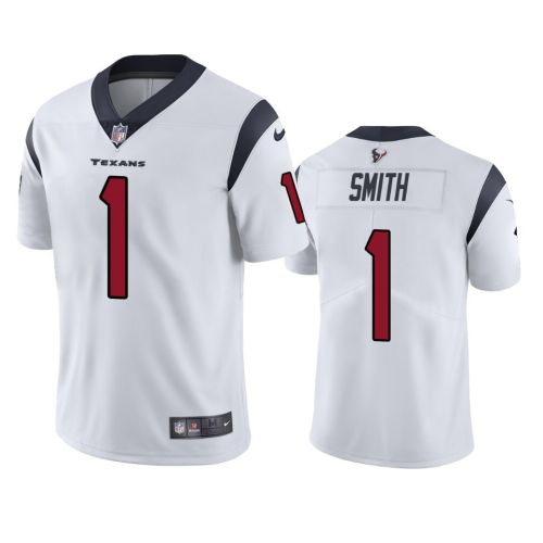 Houston Texans Tremon Smith 1 White Vapor Limited Jersey - Men's