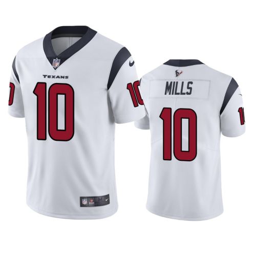 Houston Texans Davis Mills 10 White Vapor Limited Jersey