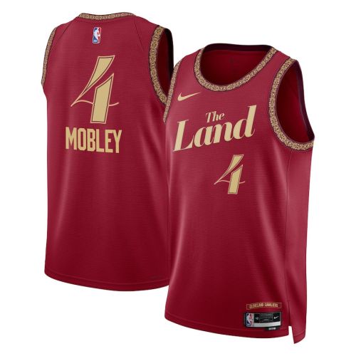 Evan Mobley 4 Cleveland Cavaliers 2023/24 City Edition Swingman Jersey - Wine