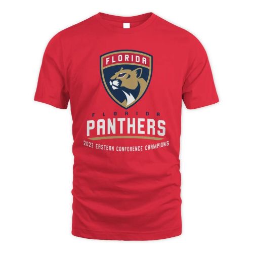 Florida Panthers 2023 Eastern Conference Champions T-Shirt - Red