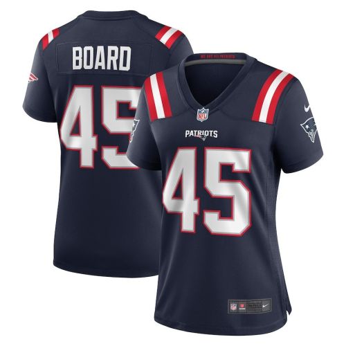 Chris Board New England Patriots Women's Player Game Jersey - Navy