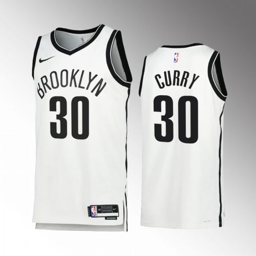 Seth Curry 30 2022-23 Brooklyn Nets White Association Edition Jersey Swingman