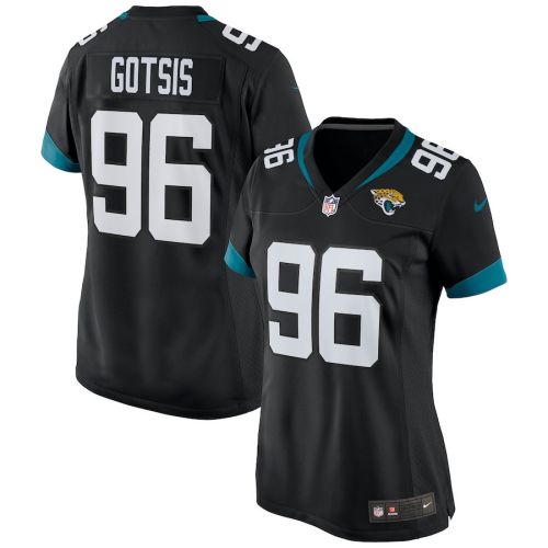 Adam Gotsis 96 Jacksonville Jaguars Women's Game Jersey - Black