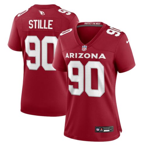 Ben Stille 90 Arizona Cardinals Women Team Game Jersey - Cardinal