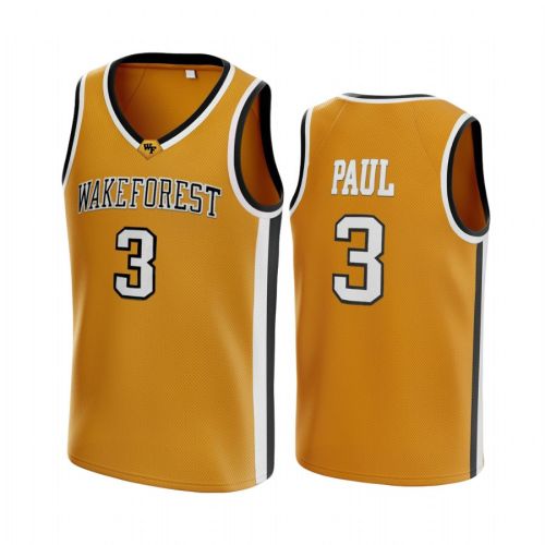 Phoenix Suns Chris Paul 3 Gold College Basketball Jersey