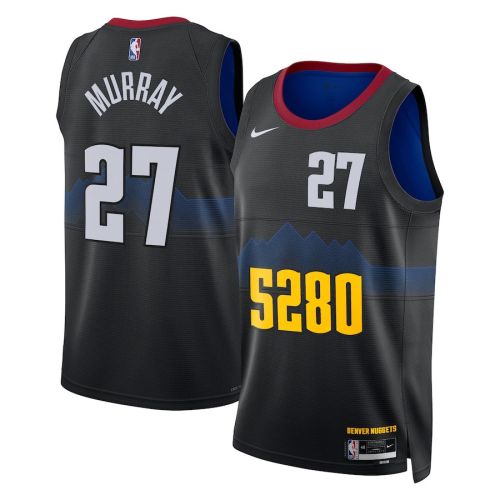 Jamal Murray 27 Denver Nuggets 2023/24 City Edition Swingman Jersey - Black