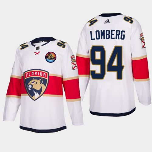 Ryan Lomberg 94 Florida Panthers 2023 All-Star Game Jersey White Equipment