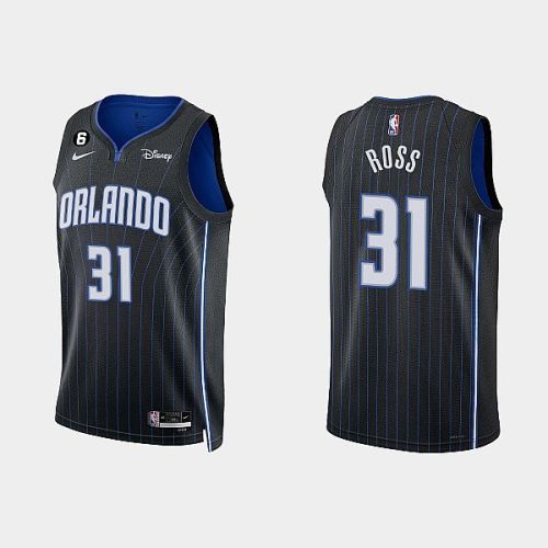 Orlando Magic 31 Terrence Ross 2022-23 Icon Edition Black Men Jersey