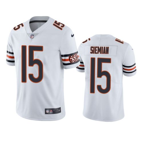 Trevor Siemian Chicago Bears White Vapor Limited Jersey