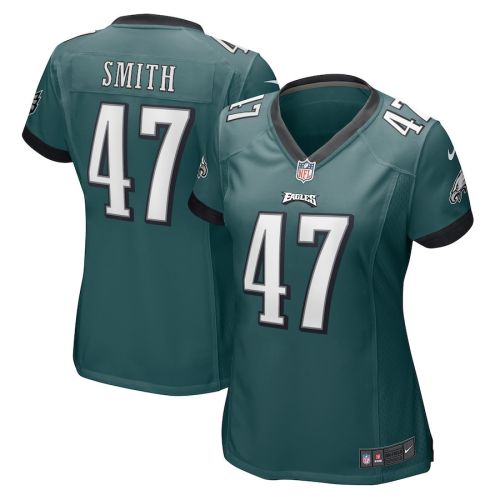 Brandon Smith 47 Philadelphia Eagles Game Women Jersey - Midnight Green