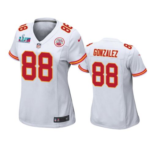 Tony Gonzalez 88 Kansas City Chiefs Super Bowl LVII Game Jersey - Women White