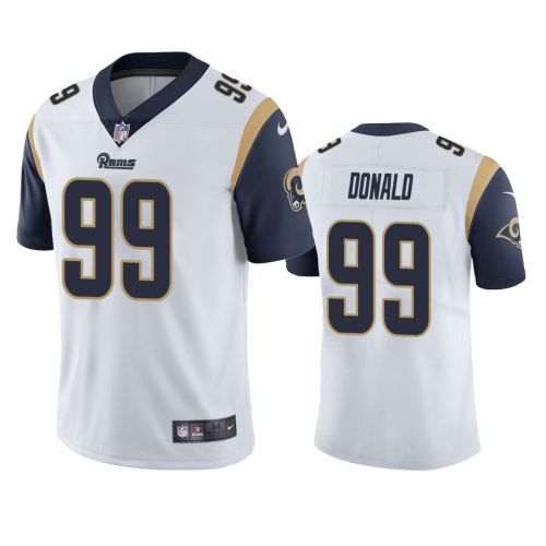 Los Angeles Rams Aaron Donald 99 White Vapor Untouchable Limited Jersey