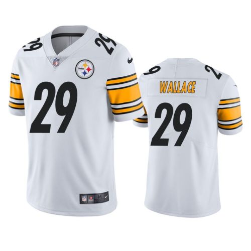 Levi Wallace 29 Pittsburgh Steelers White Vapor Limited Jersey