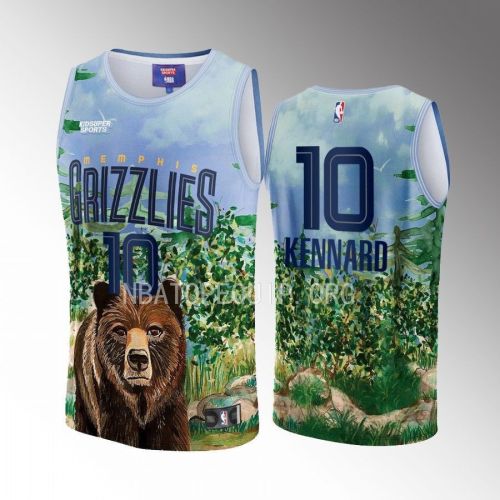 Luke Kennard 10 Memphis Grizzlies NBA & KidSuper Studios Unisex Hometown Jersey