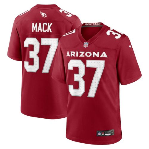 Marlon Mack 37 Arizona Cardinals Men Team Game Jersey - Cardinal