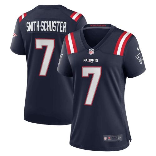 JuJu Smith-Schuster 7 New England Patriots Women's Game Player Jersey - Navy