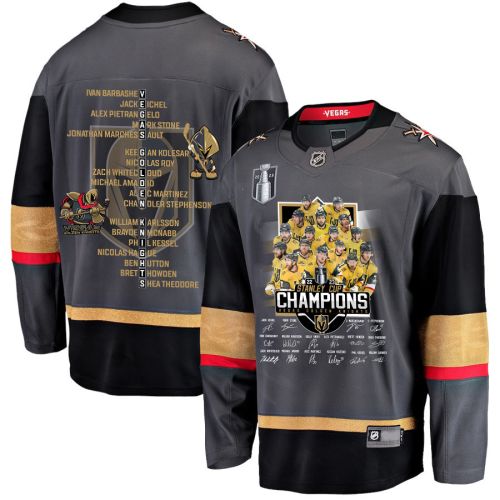 Vegas Golden Knights Celebrating Vegas' Championship 2023 Stanley Cup Men Jersey - Black