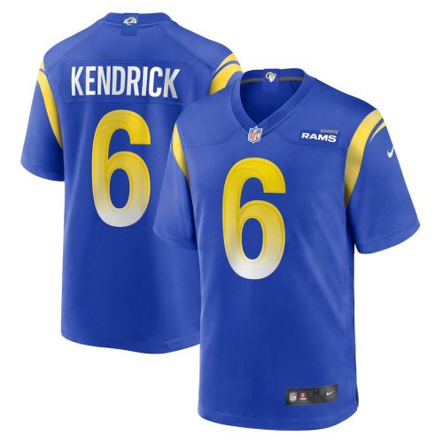 Derion Kendrick Los Angeles Rams Game Player Jersey - Royal