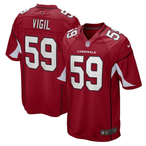 Nick Vigil Arizona Cardinals Game Player Jersey - Cardinal