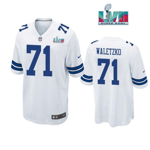 Matt Waletzko 71 Dallas Cowboys Super Bowl LVII Super Bowl LVII White Men Game Jersey