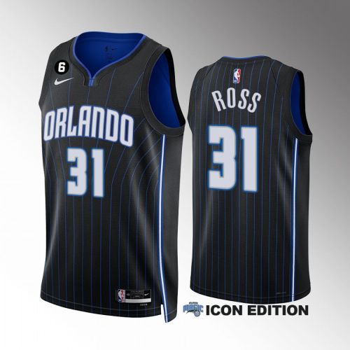 Orlando Magic Terrence Ross 31 2022-23 Icon Edition Black Jersey Swingman