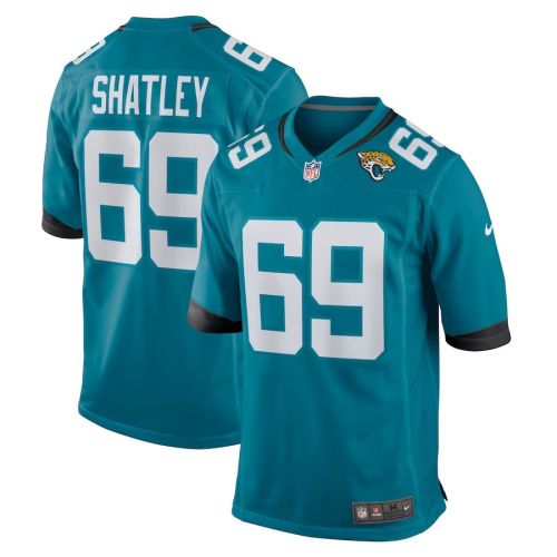 Tyler Shatley 69 Jacksonville Jaguars Men's Game Jersey - Teal