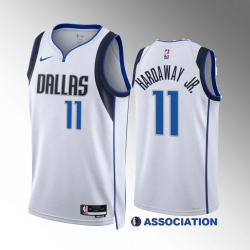 Tim Hardaway Jr. 11 2022-23 Dallas Mavericks White Association Edition Jersey Swingman