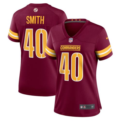 Kendall Smith 40 Washington Commanders Women Team Game Jersey - Burgundy