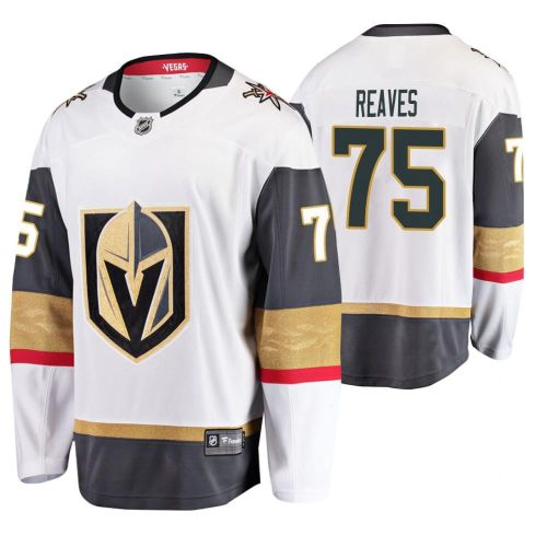 Men Vegas Golden Knights Ryan Reaves 75 Player Away White Jersey Jersey