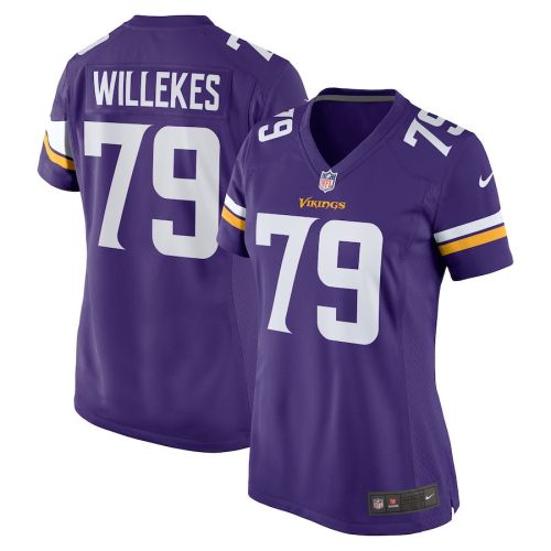 Kenny Willekes 79 Minnesota Vikings Women Game Jersey - Purple