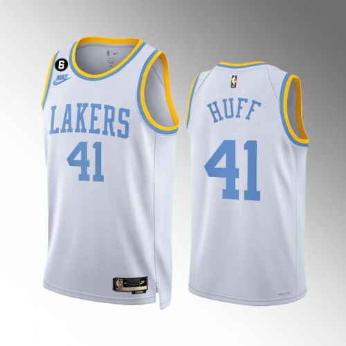 Los Angeles Lakers Jay Huff 41 2022-23 Classic Edition White Men Jersey Swingman