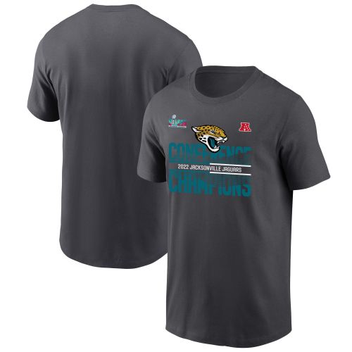 Jacksonville Jaguars 2022 AFC Conference Champions T-Shirt - Anthracite